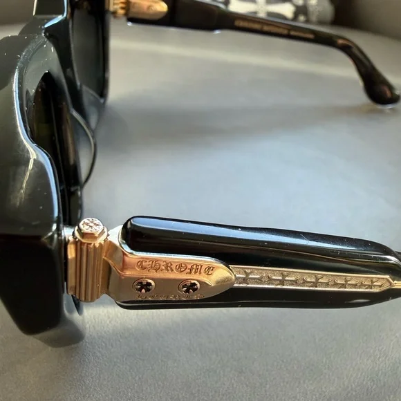 Chrome Hearts
Chrome Hearts Jelly & Jam Shades
Black Sunglasses with Case - Picture 5 of 7